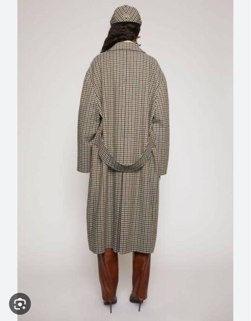 【専用】Acne Studios チェックウールチェスターコート