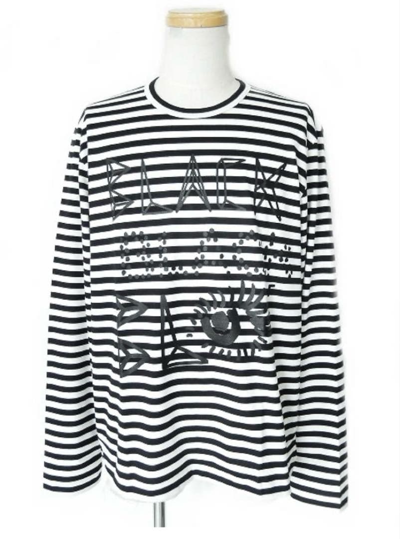 BLACK COMME des GARCONS 綿天竺ストライプ