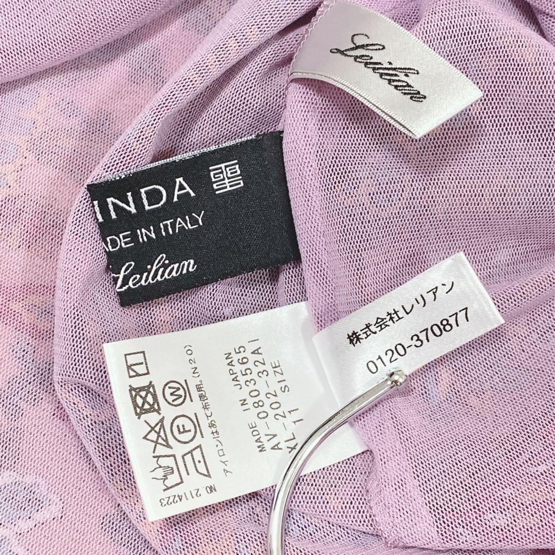 【11】Leilian　レリアン　G.BINDA　カットソー　ブラウス　シアー