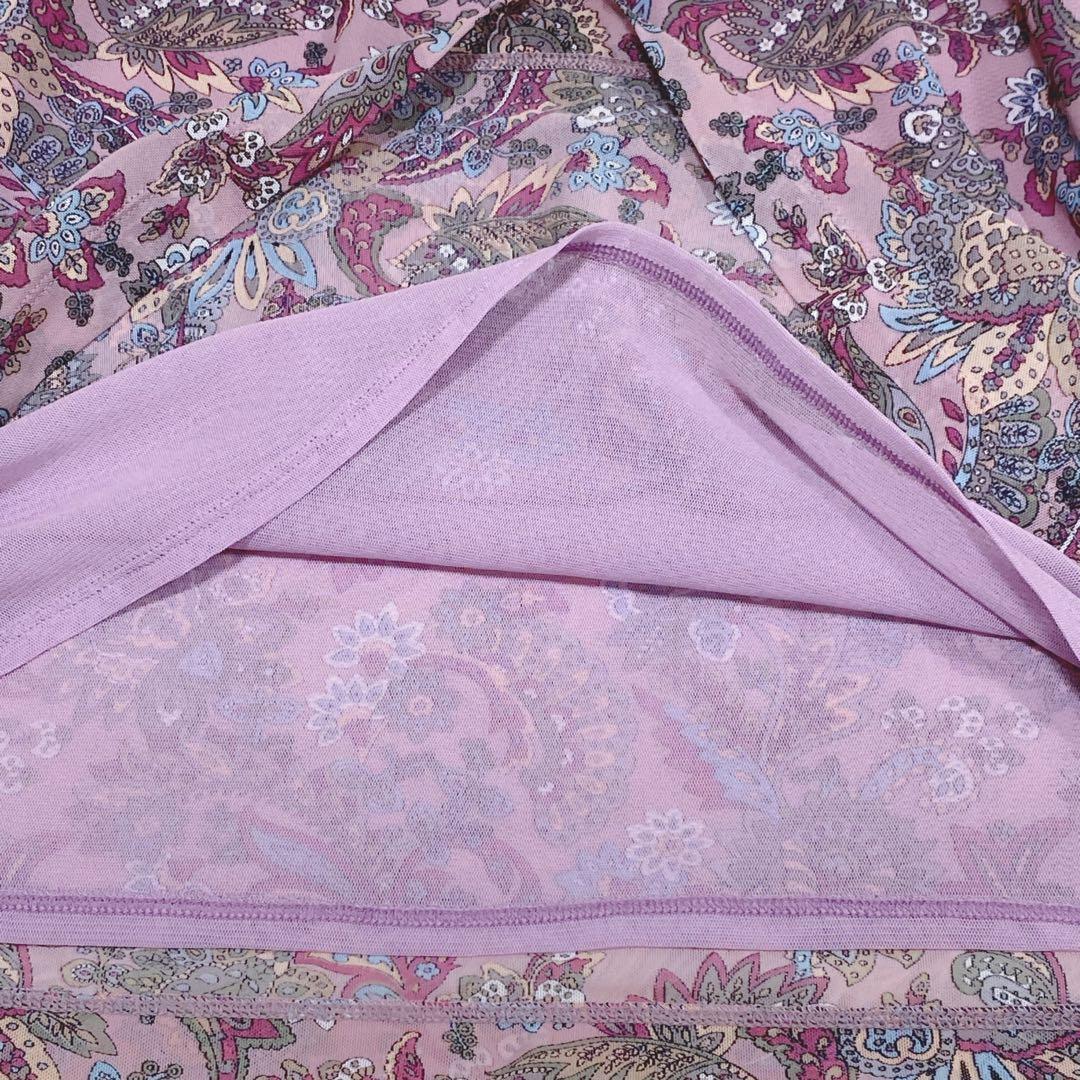 【11】Leilian　レリアン　G.BINDA　カットソー　ブラウス　シアー