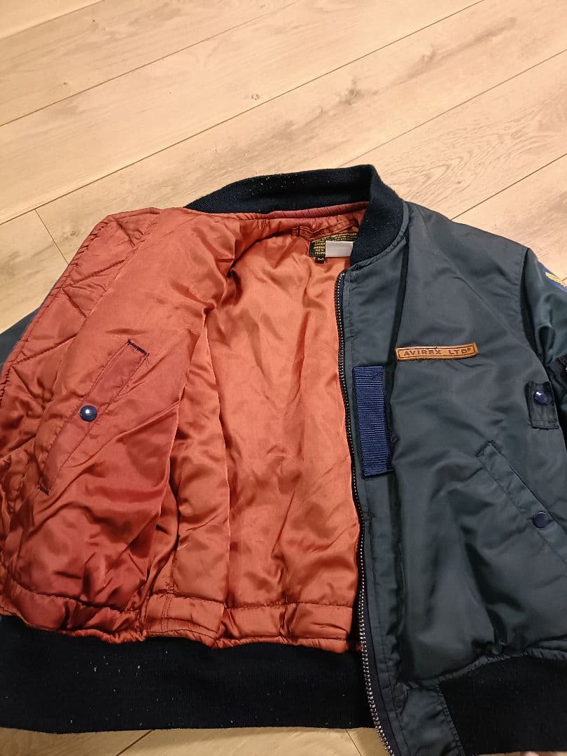 MA-1 AVIREX Mサイズ インディゴカラー　USA製