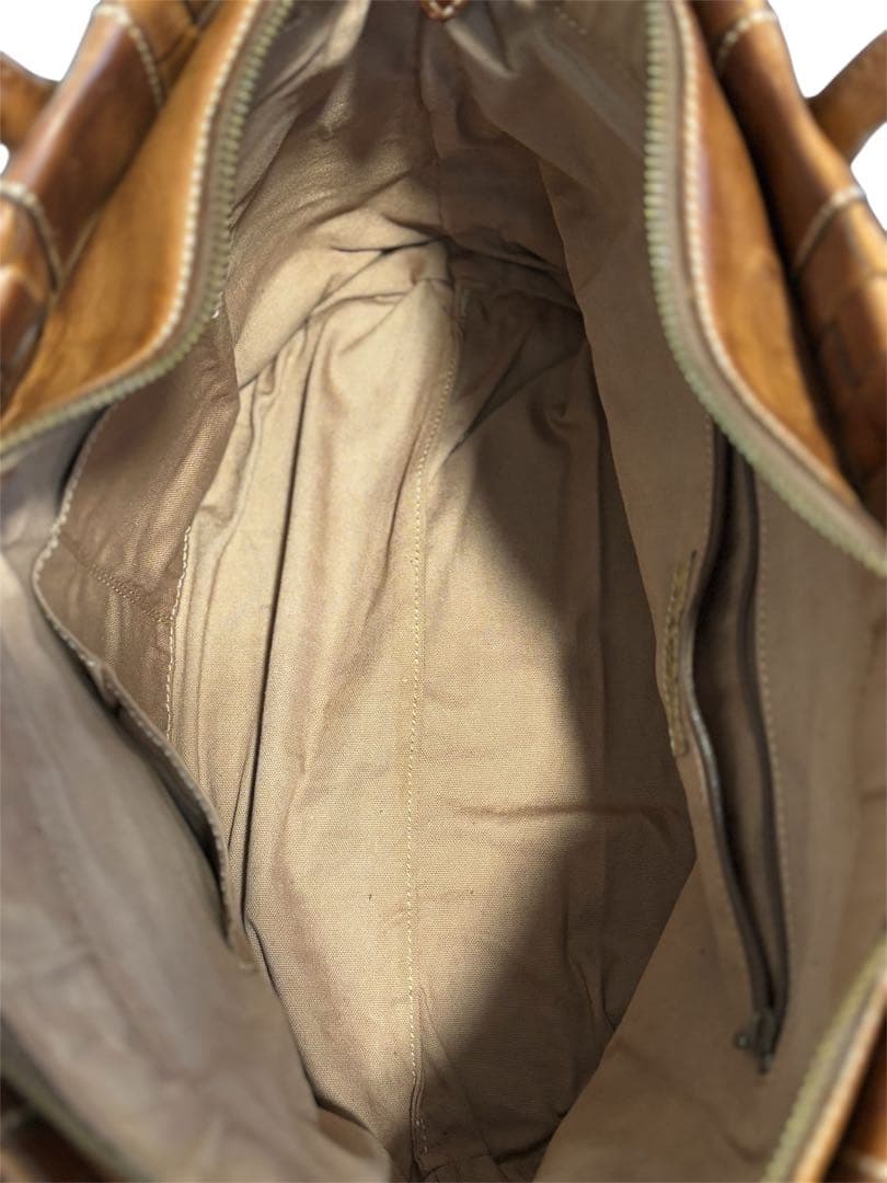 【Dakota】ダコタ レザーバッグ 編み込みレザー ブラウン トートバッグ