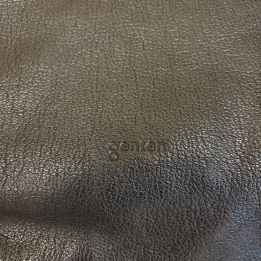 gentan 黒 レザー ショルダーバッグ