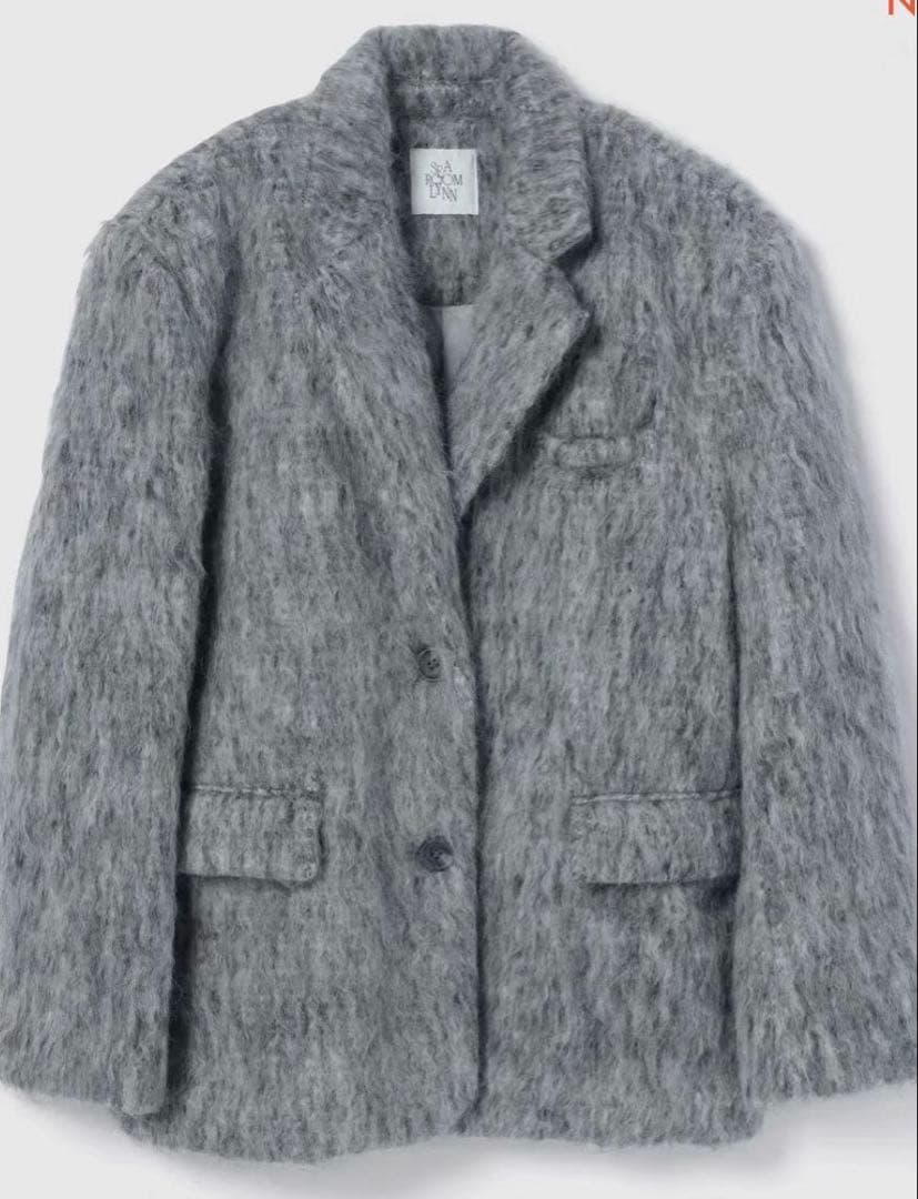 searoomlynn Woolシャギーテーラードジャケット