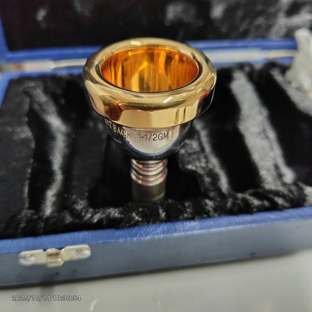 Bach 1-1/2GM バストロンボーンマウスピース