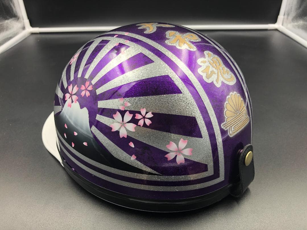 コルク半　カスタム　富士日章　マジック　パープルラップ　ラメ　桜　高級クリヤ