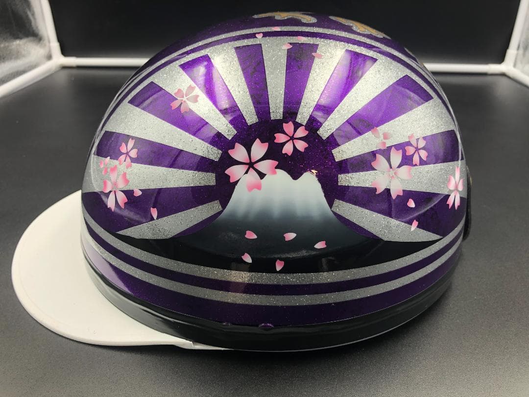 コルク半　カスタム　富士日章　マジック　パープルラップ　ラメ　桜　高級クリヤ