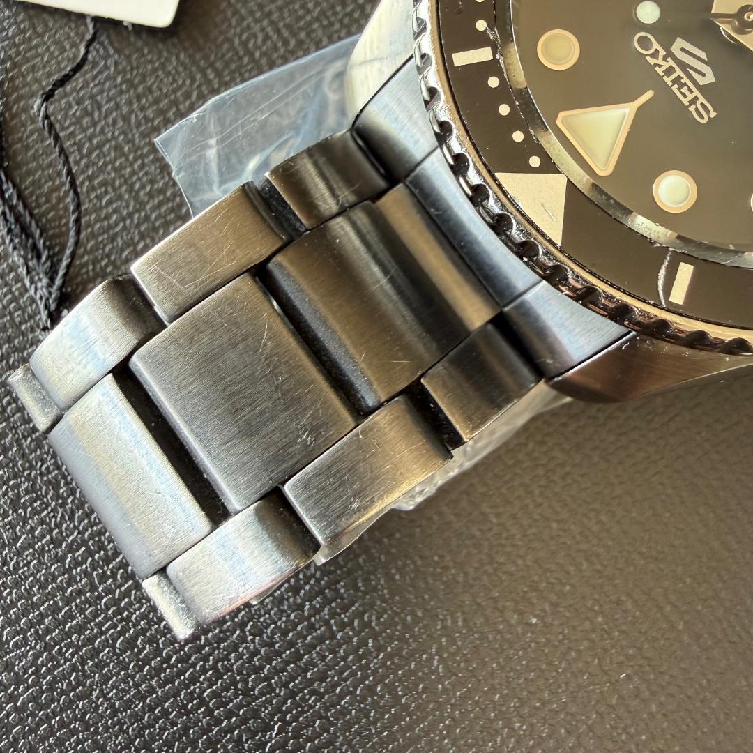 SEIKO 5SPORTS SRPD65K1 自動巻き時計 ガンメタル