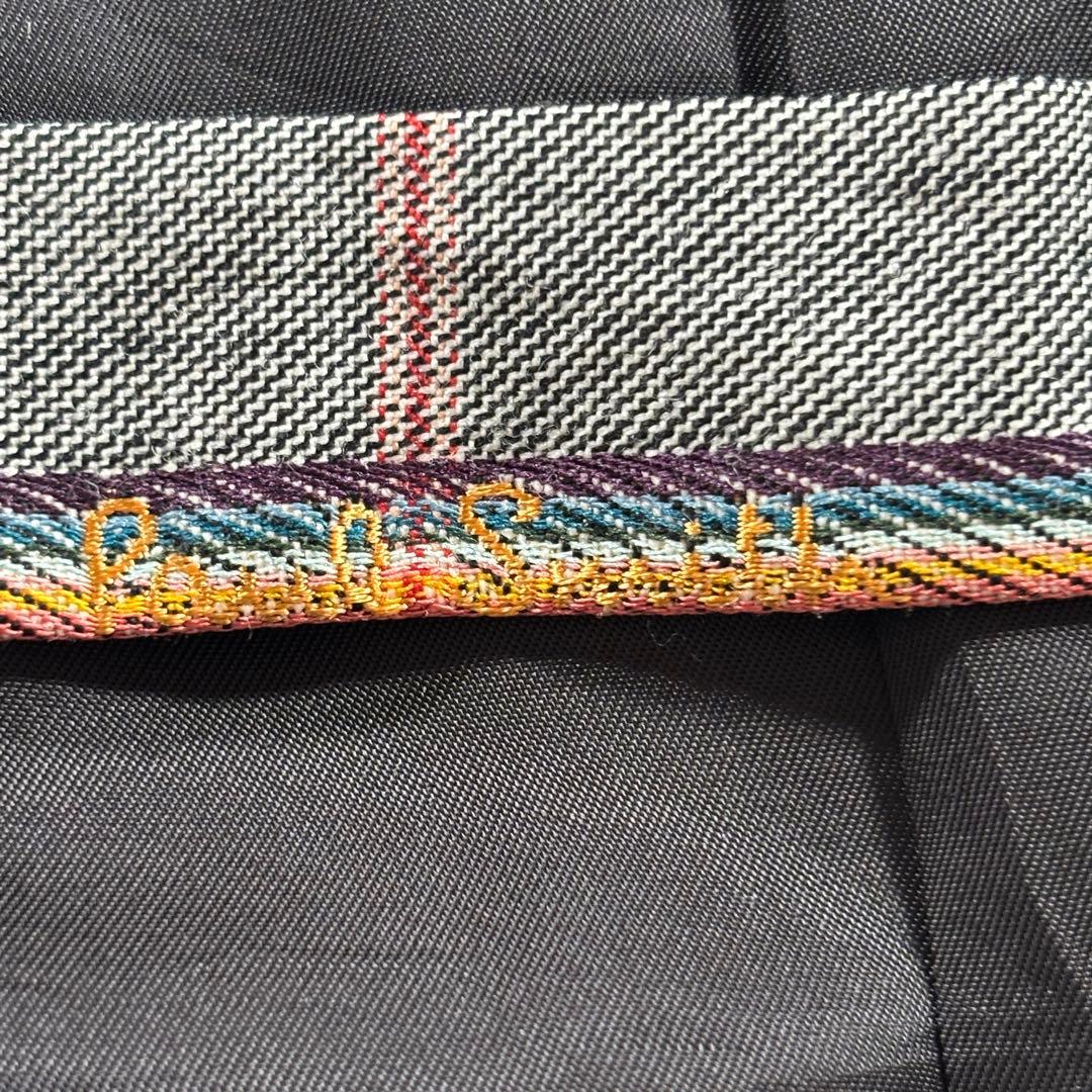 極美品 ポールスミス テーラード 英国生使用 グレンチェック 総裏 花柄 LL