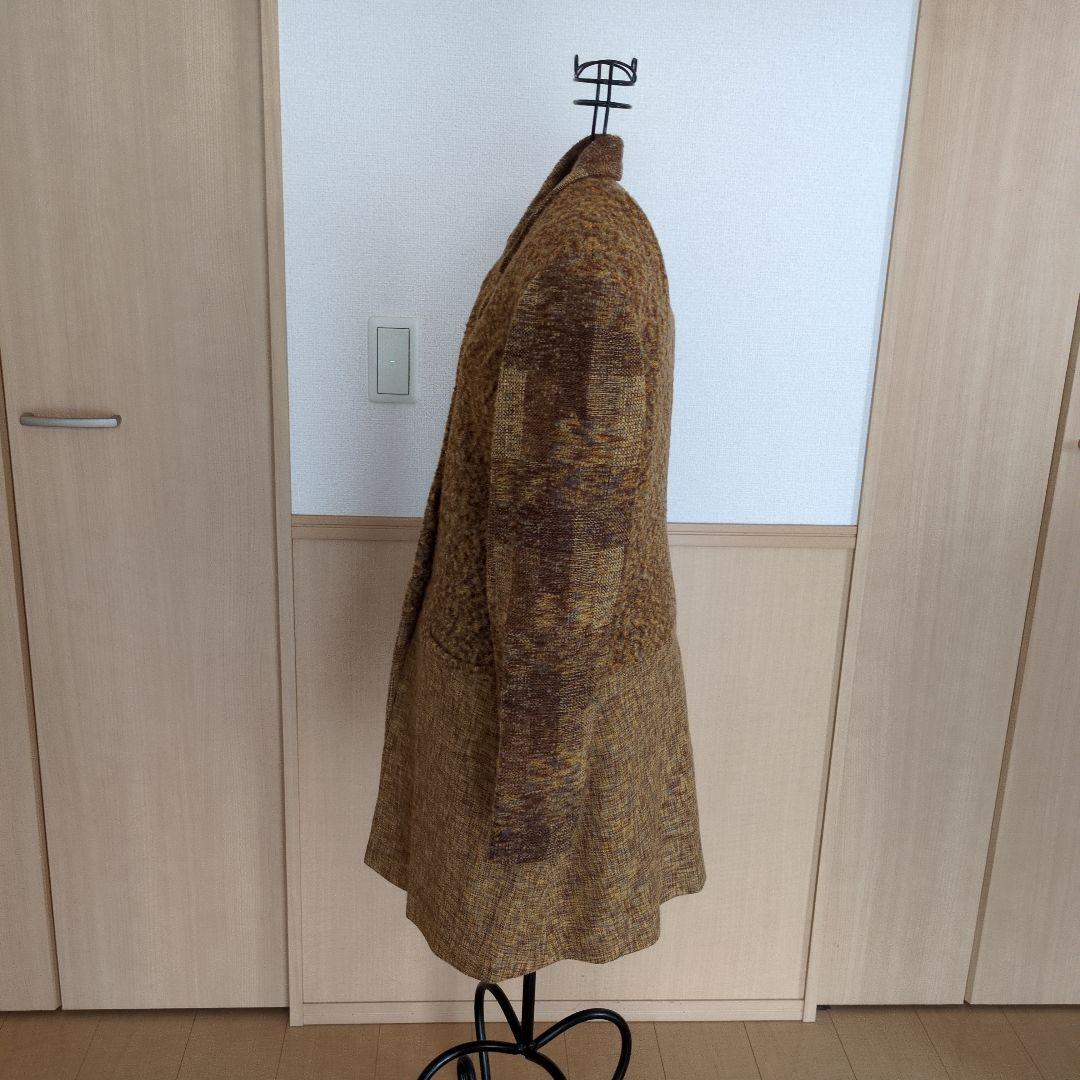 むくたんママさま専用ブラウン系ツイードロングコート SENSOUNICO