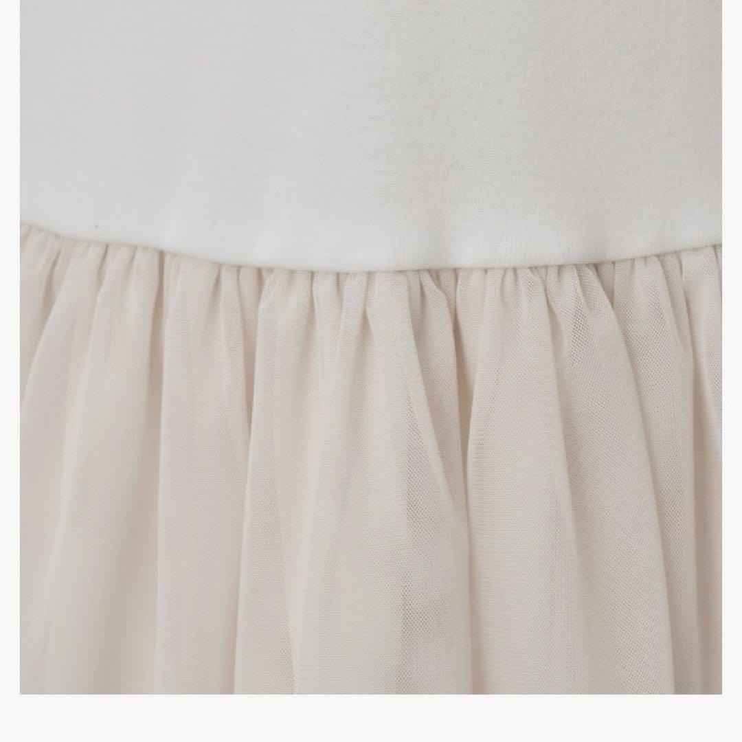 【新品.タグ付き】ビアズリー beardsley チュチュタンク手洗い可ホワイト