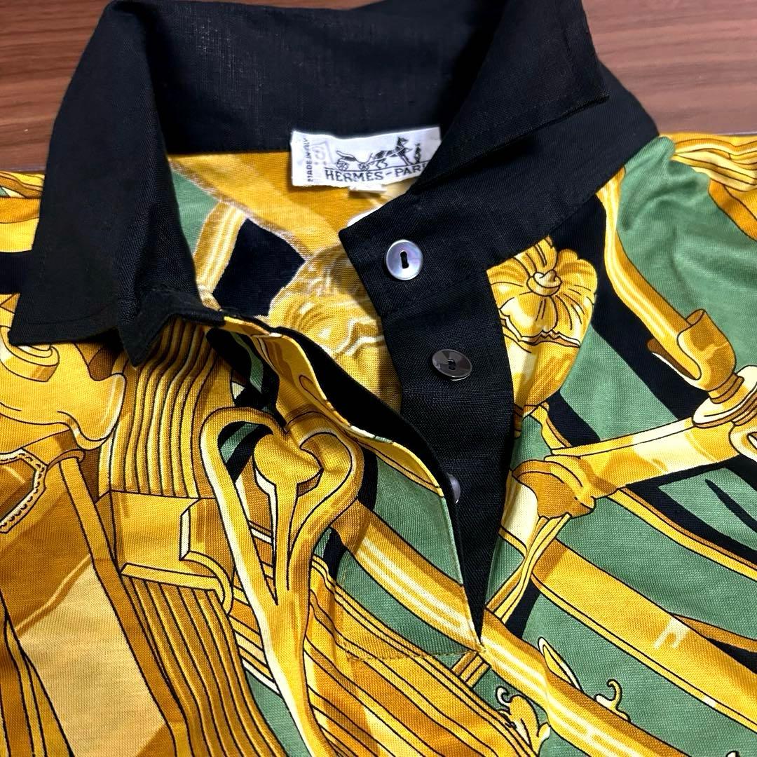 【新品・未使用】エルメス　ポロシャツ　S表記(M)綿100% 長期保管品