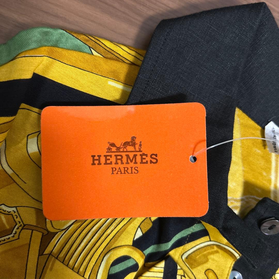 【新品・未使用】エルメス　ポロシャツ　S表記(M)綿100% 長期保管品