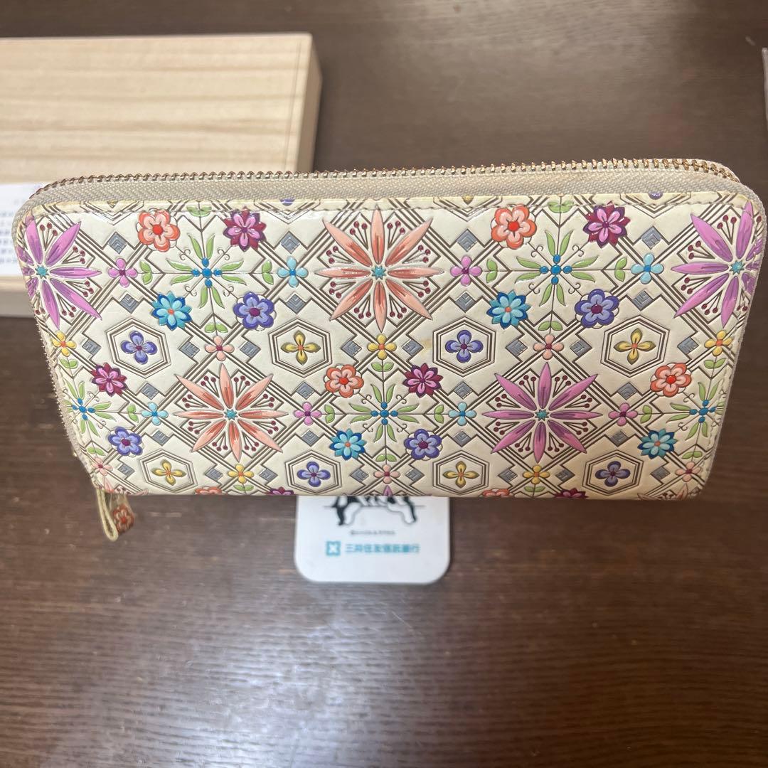 浅草文庫　長財布　桐箱付き