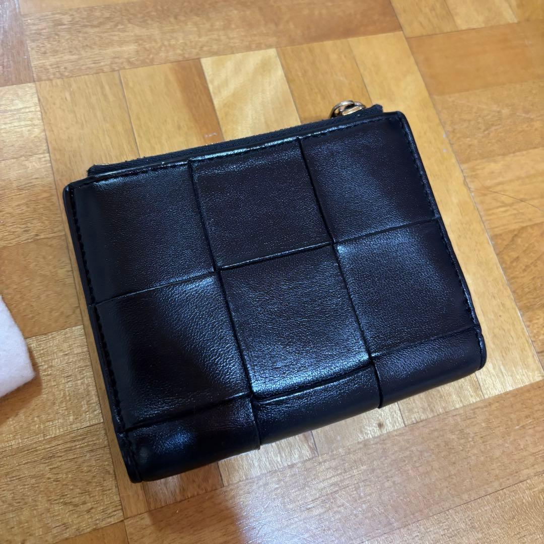 【極美品】ボッテガ 二つ折り カセット イントレチャート