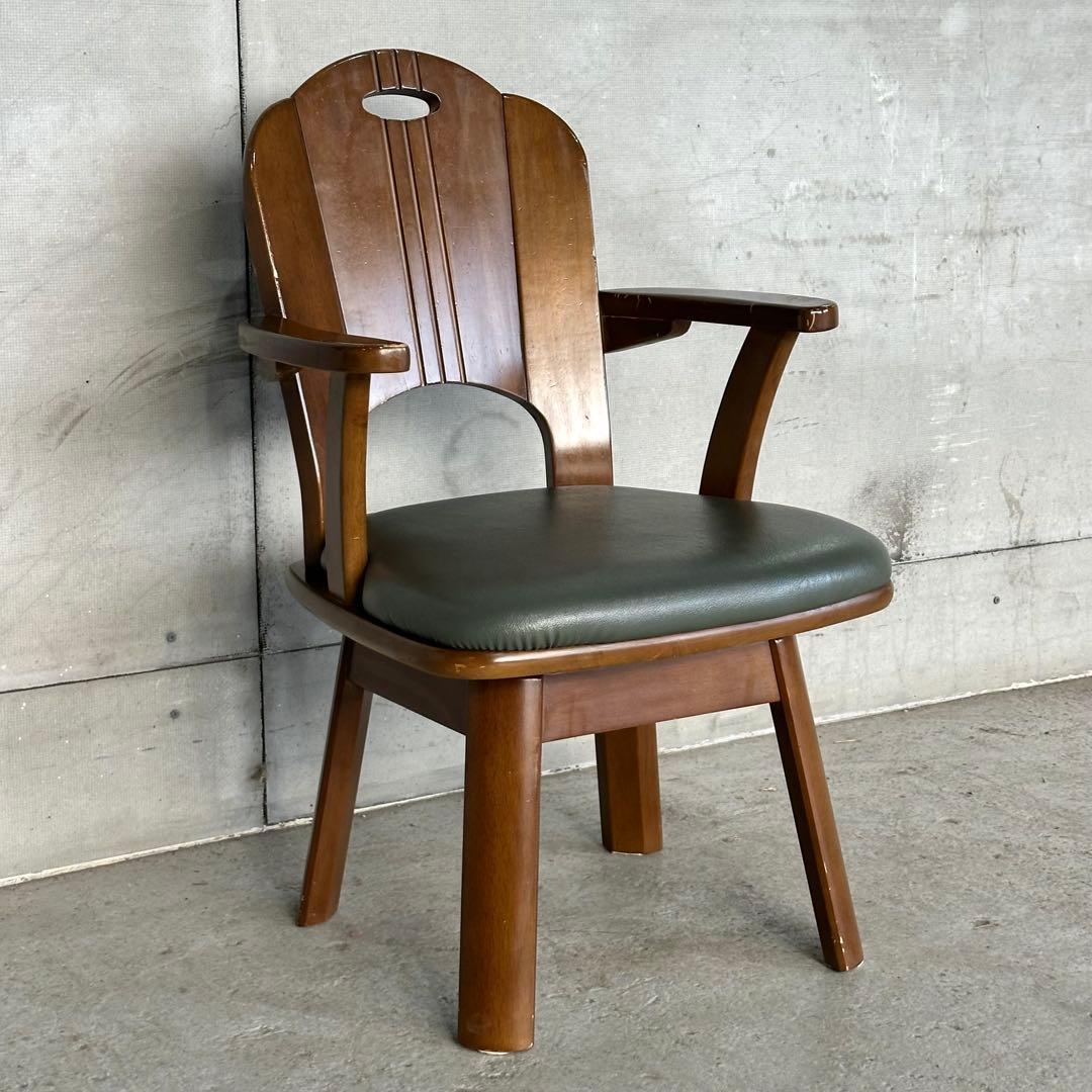 70s MIKI MOKU ミキモクアームチェア｜ ダイニングチェア｜昭和レトロ