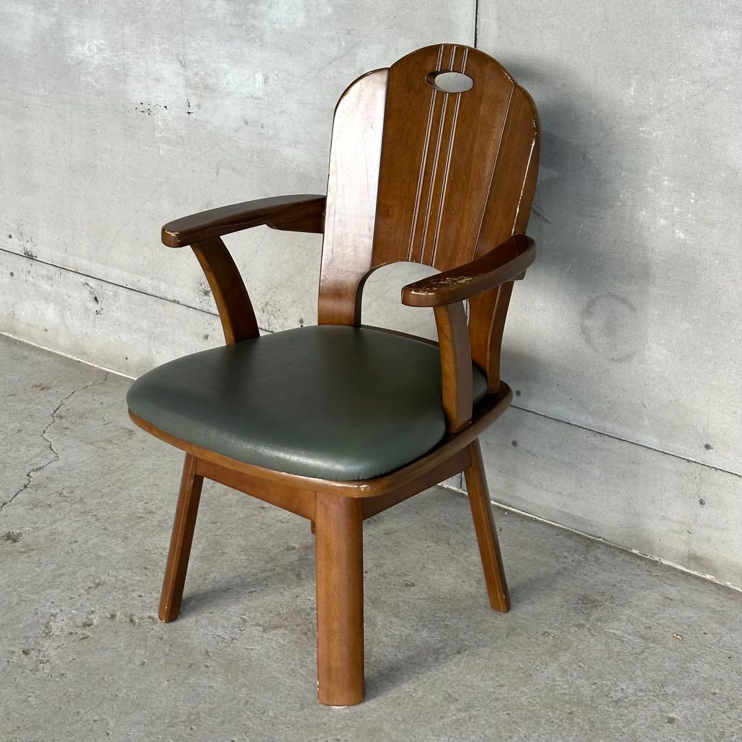 70s MIKI MOKU ミキモクアームチェア｜ ダイニングチェア｜昭和レトロ