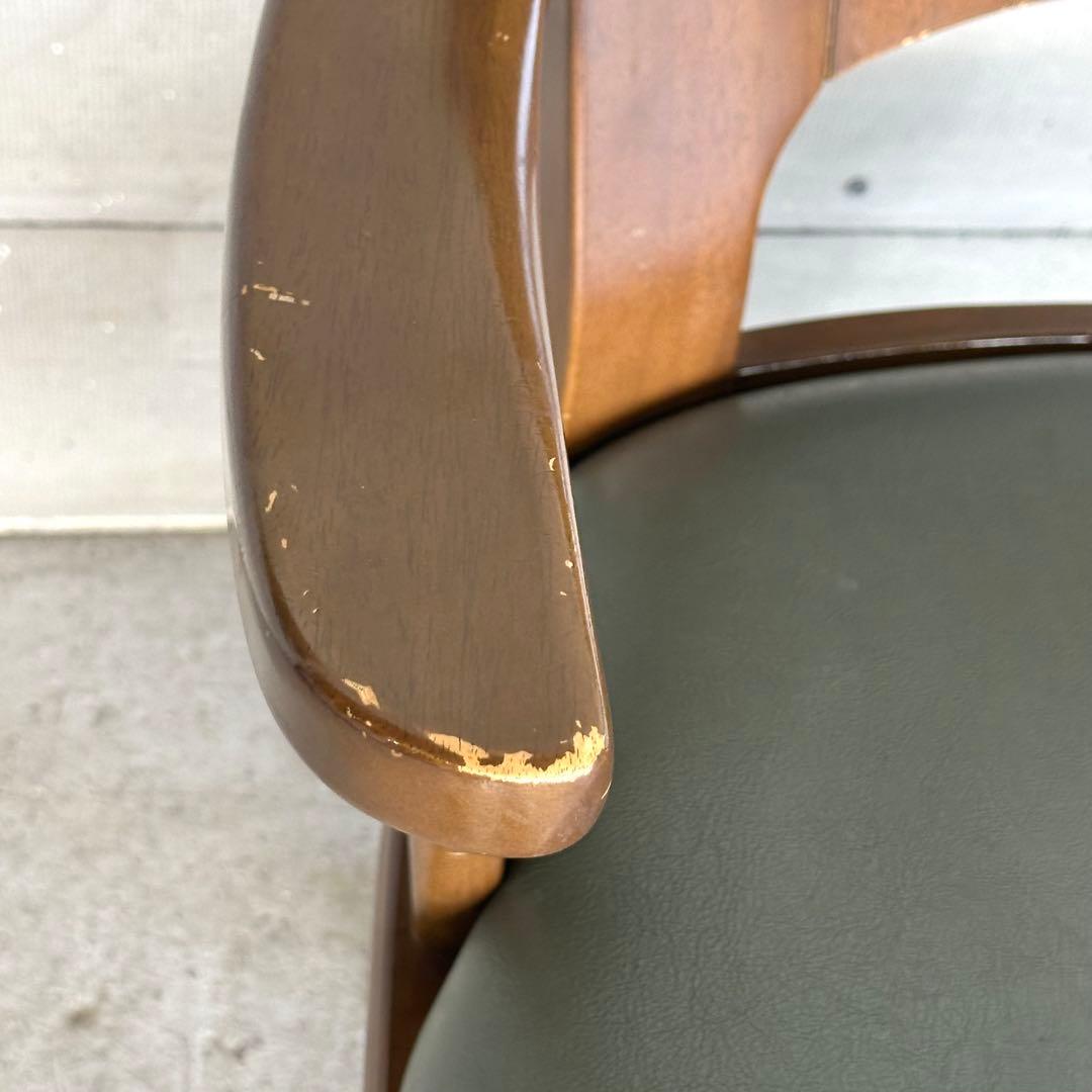 70s MIKI MOKU ミキモクアームチェア｜ ダイニングチェア｜昭和レトロ