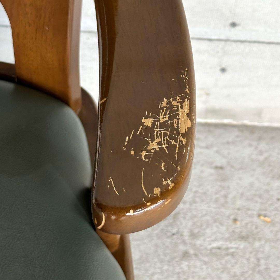 70s MIKI MOKU ミキモクアームチェア｜ ダイニングチェア｜昭和レトロ