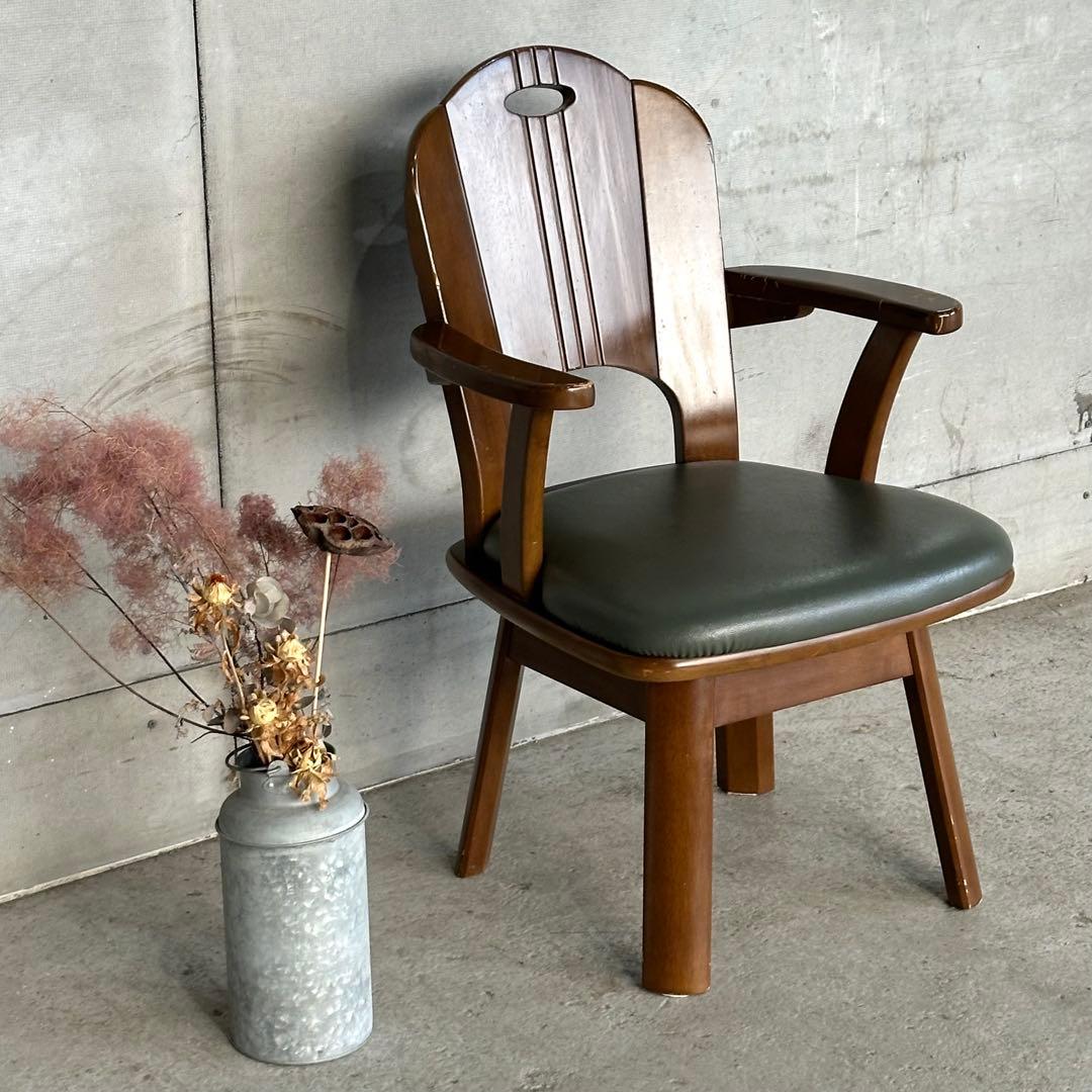 70s MIKI MOKU ミキモクアームチェア｜ ダイニングチェア｜昭和レトロ