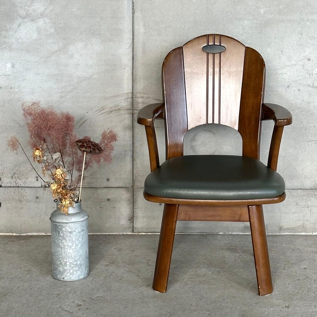 70s MIKI MOKU ミキモクアームチェア｜ ダイニングチェア｜昭和レトロ
