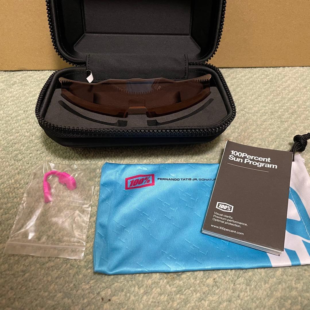 ワンハンドレッド サングラス Speedcraft タティス 最新作 100%