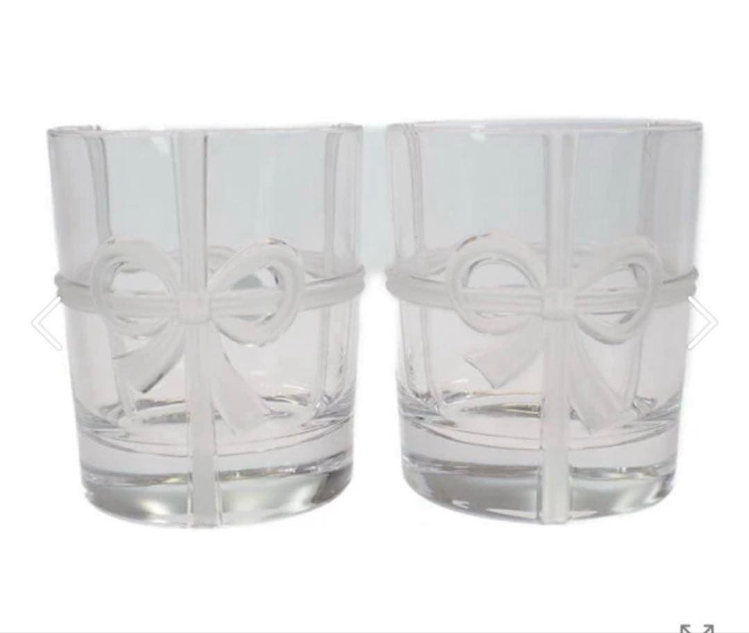 Tiffany ペアグラス　リボン