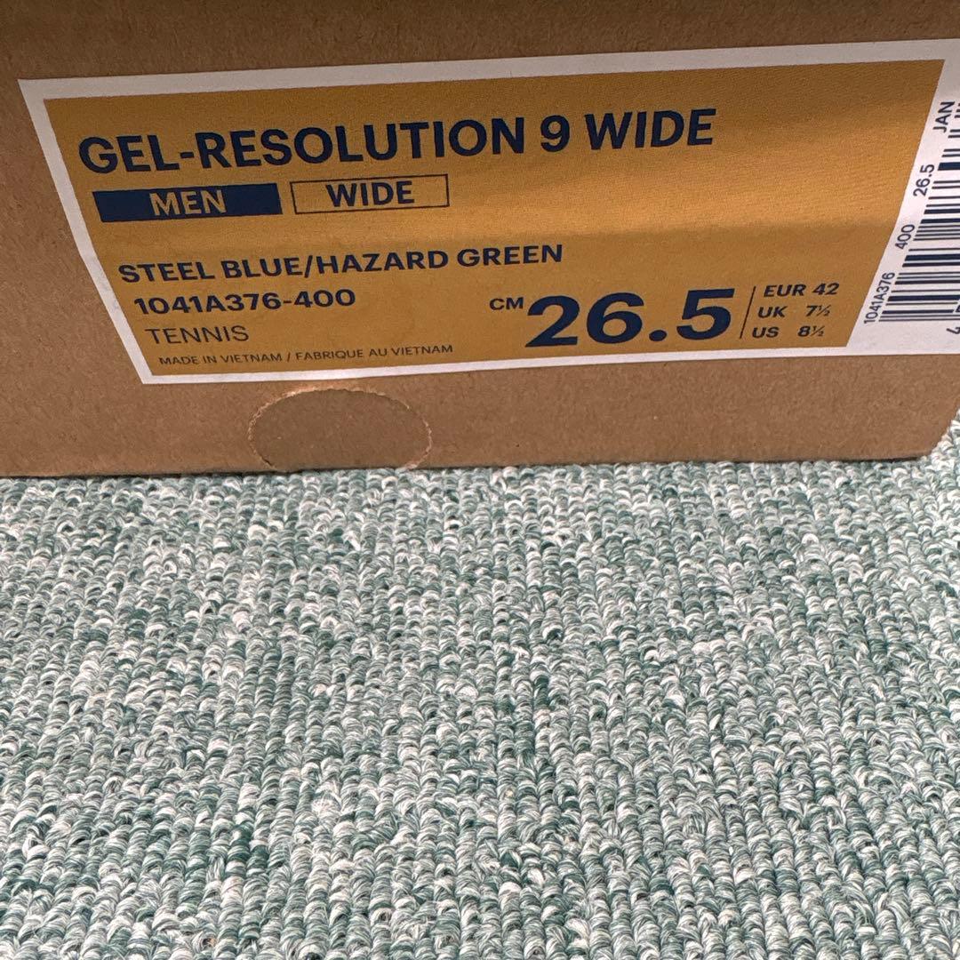 送料無料 新品 ASICS テニスシューズ 26.5 オールコート