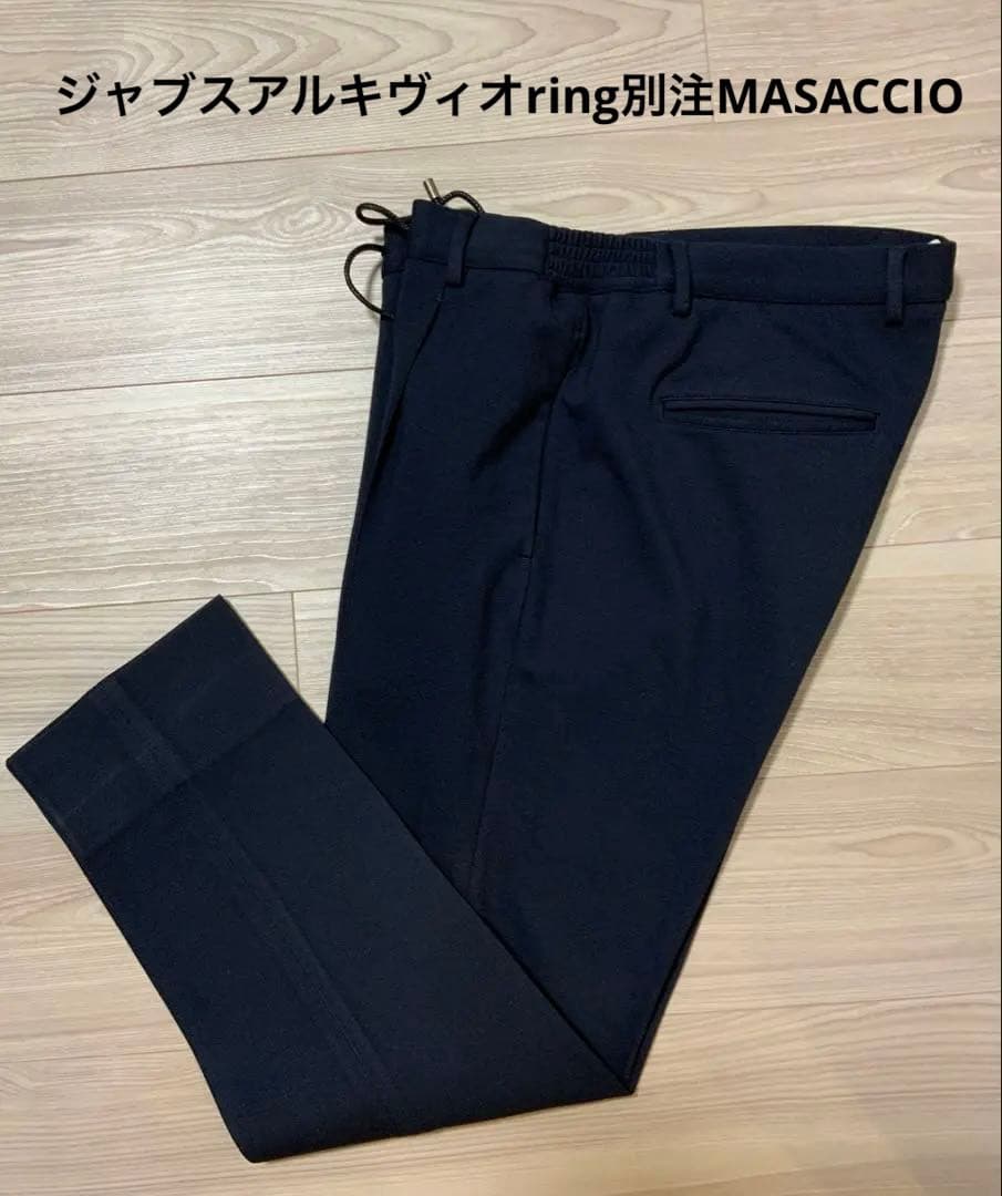 ジャブスアルキヴィオring別注MASACCIO ニューウォッシャブルジャージー