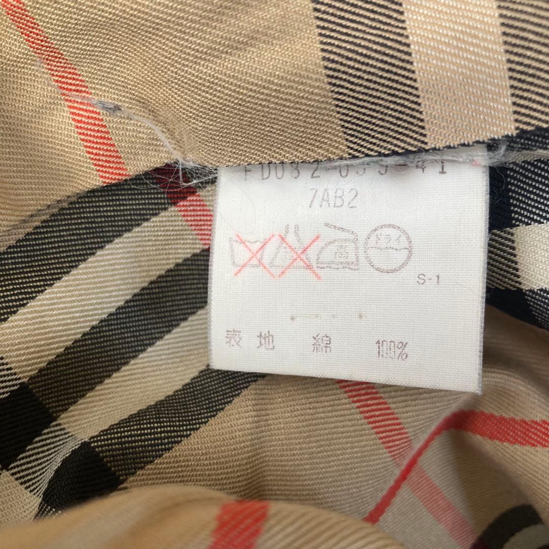 BURBERRYs バーバリー ノバチェック　ロングトレンチコート7AB2