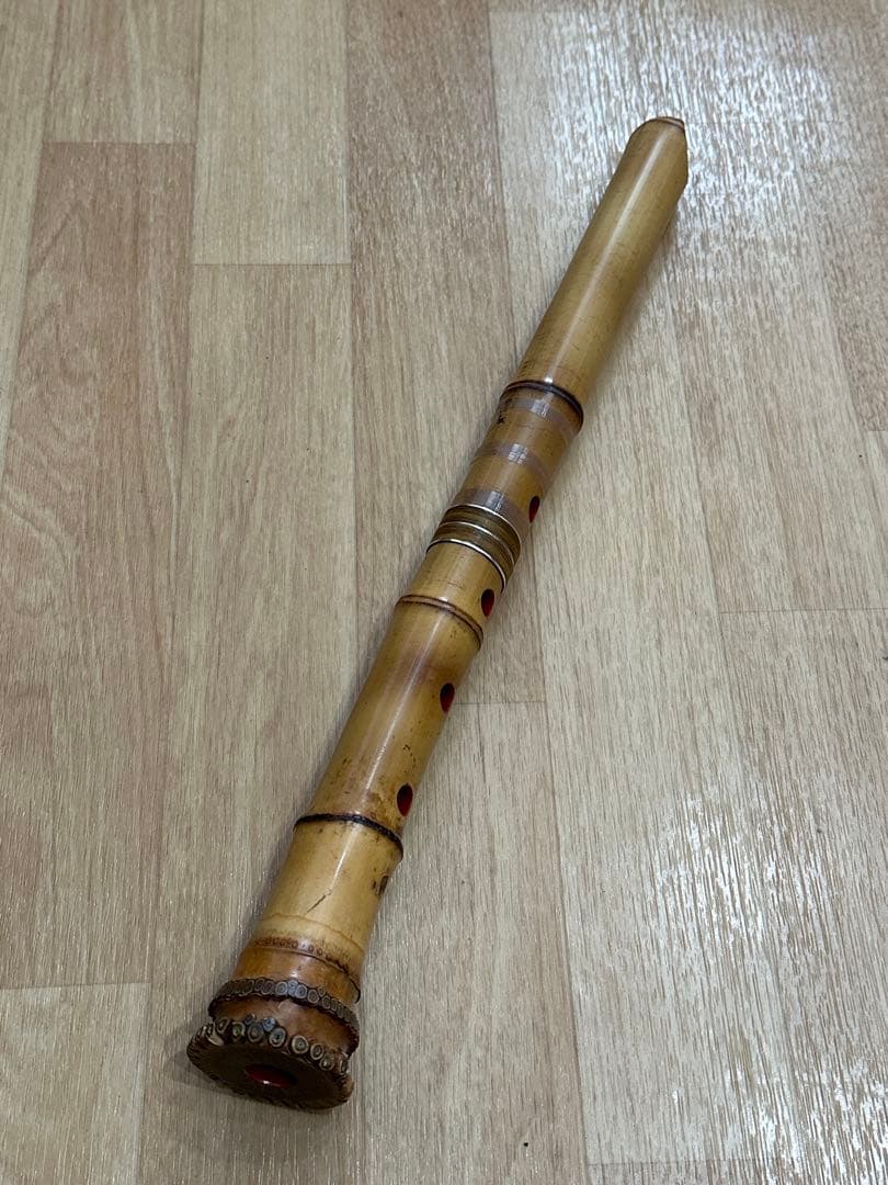 尺八　精華銘　1尺6寸　銀三線