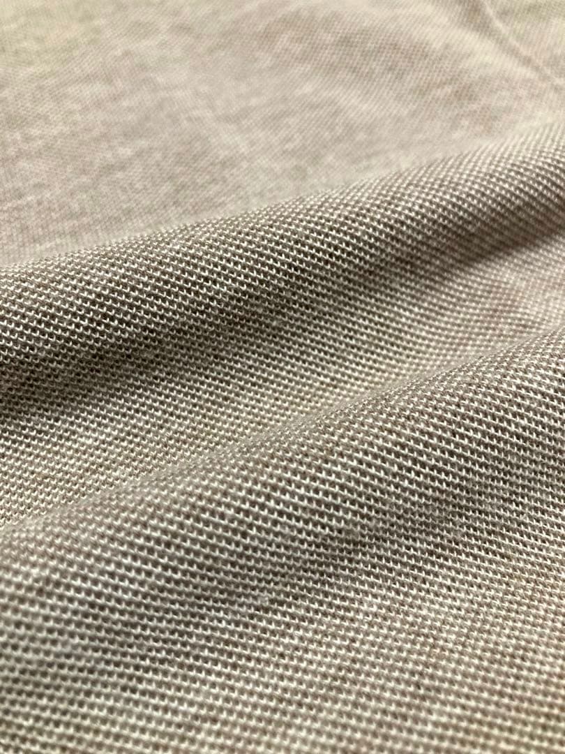 【美品】BARBA／バルバ／ニットポロ／ロングスリーブ／ベージュ／イタリア製