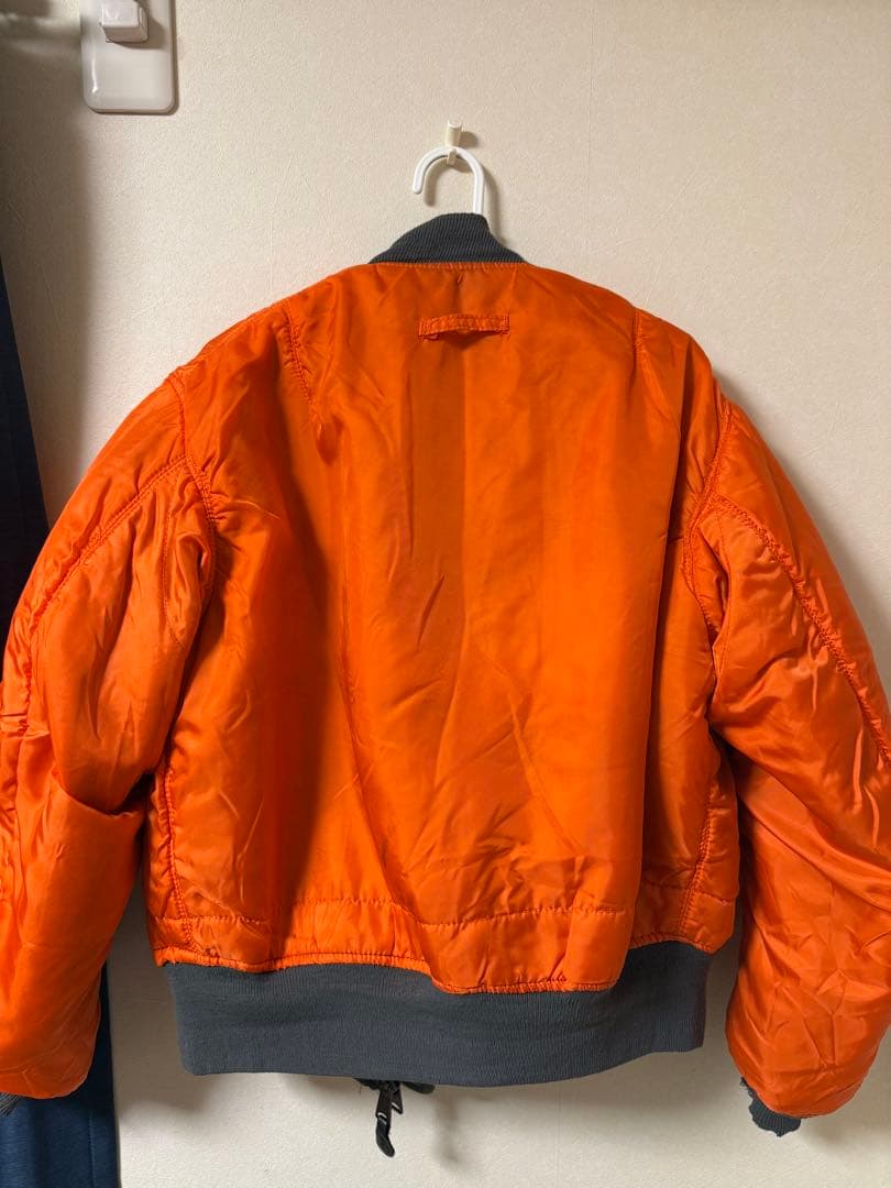 【90s USA製】 MA-1 ALPHA INDUSTRIES 三本線タグ