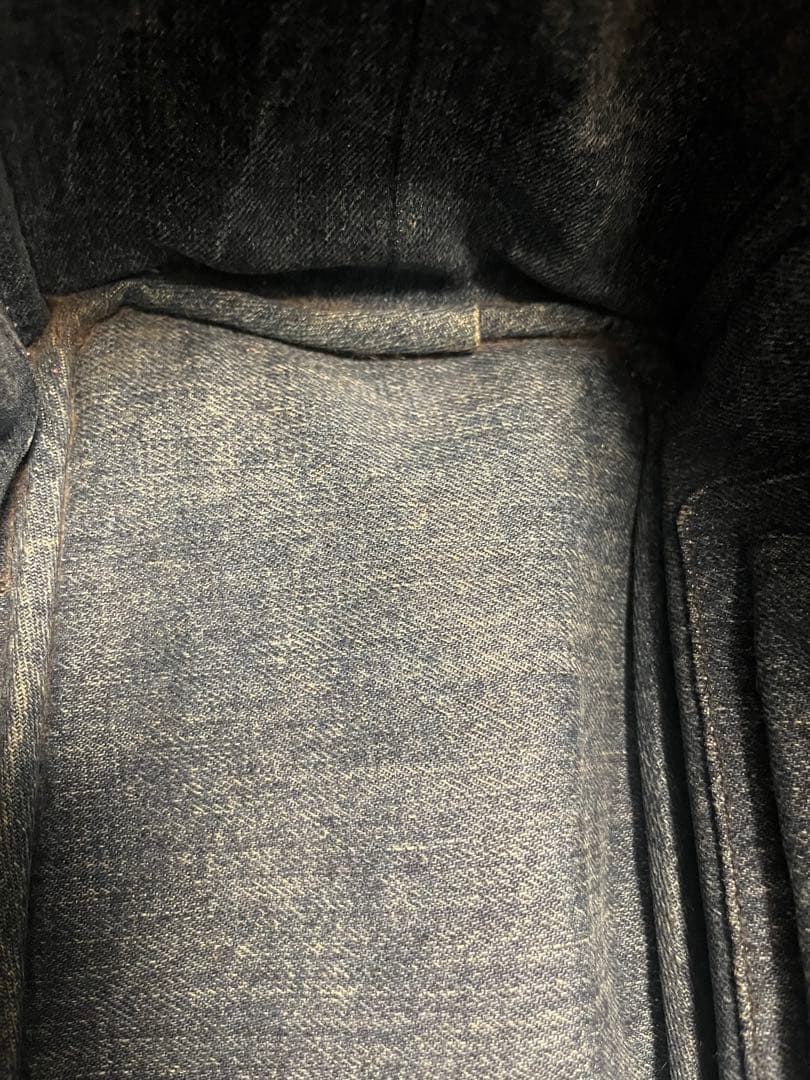 PRADA デニムバッグ　保証書付き　付属品あり