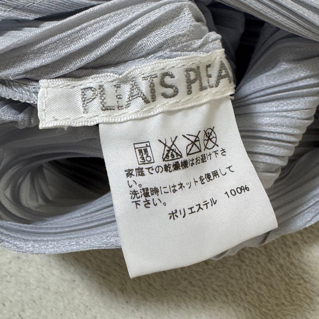 極美品✨PLEATS PLEASE プリーツ　チュニック　ライトグレー　Lサイズ