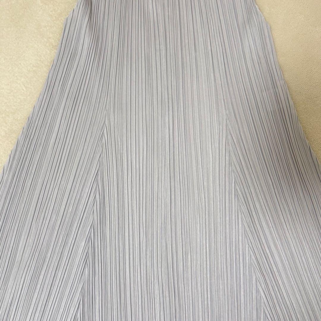 極美品✨PLEATS PLEASE プリーツ　チュニック　ライトグレー　Lサイズ