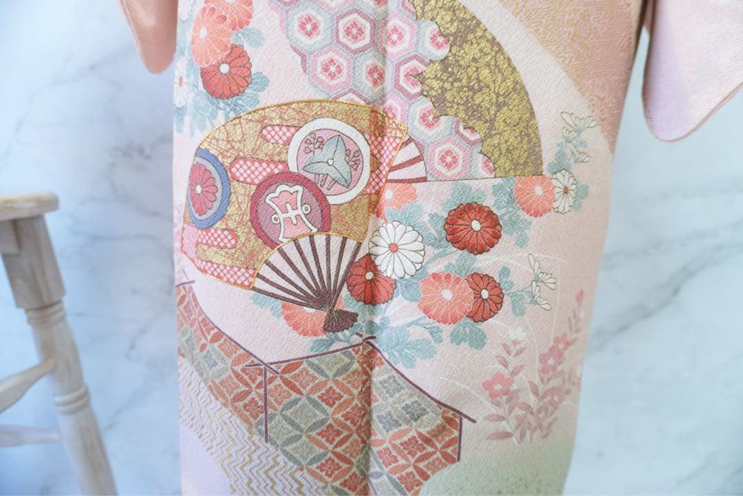 訪問着 フルセットa495 卒業式　入学式　お宮参り　七五三　結婚式