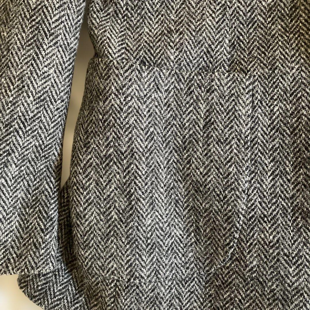 BEAMS F × HARRIS TWEED ヘリンボーン テーラードジャケット