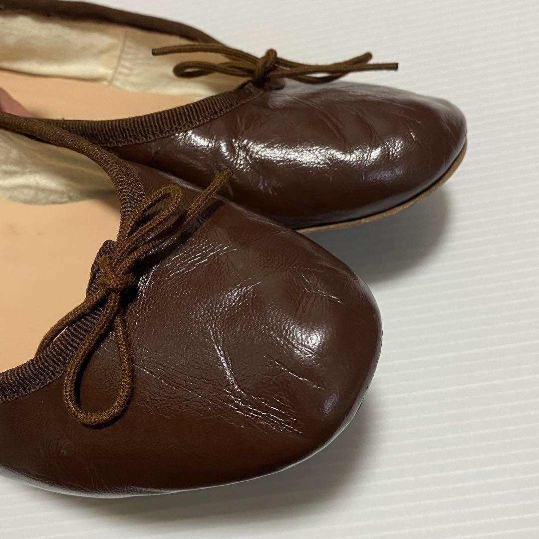 美品　A.P.C. 別注 Porselli ポルセリ バレエシューズ　37