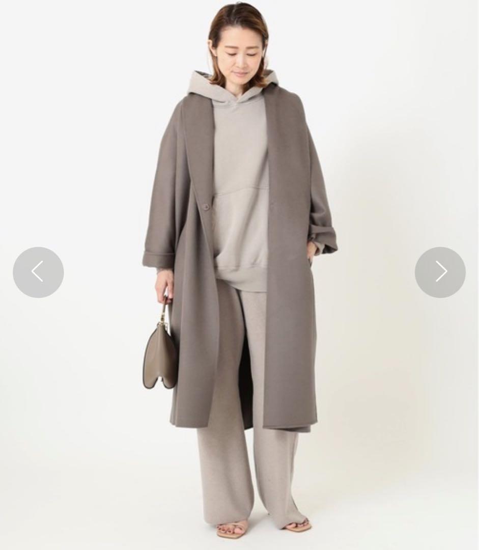 値下げ！Deuxieme Classe ALMA ROSA ショールカラーコート