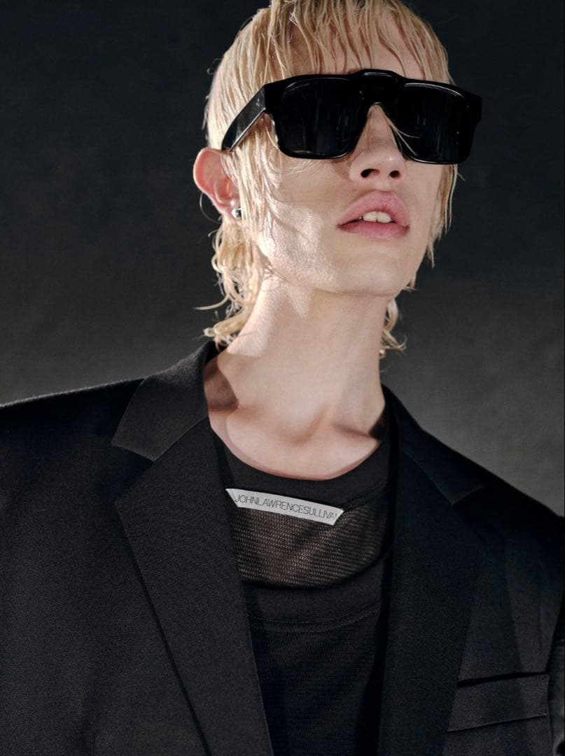 トップス JOHN LAWRENCE SULLIVAN Mesh layered top