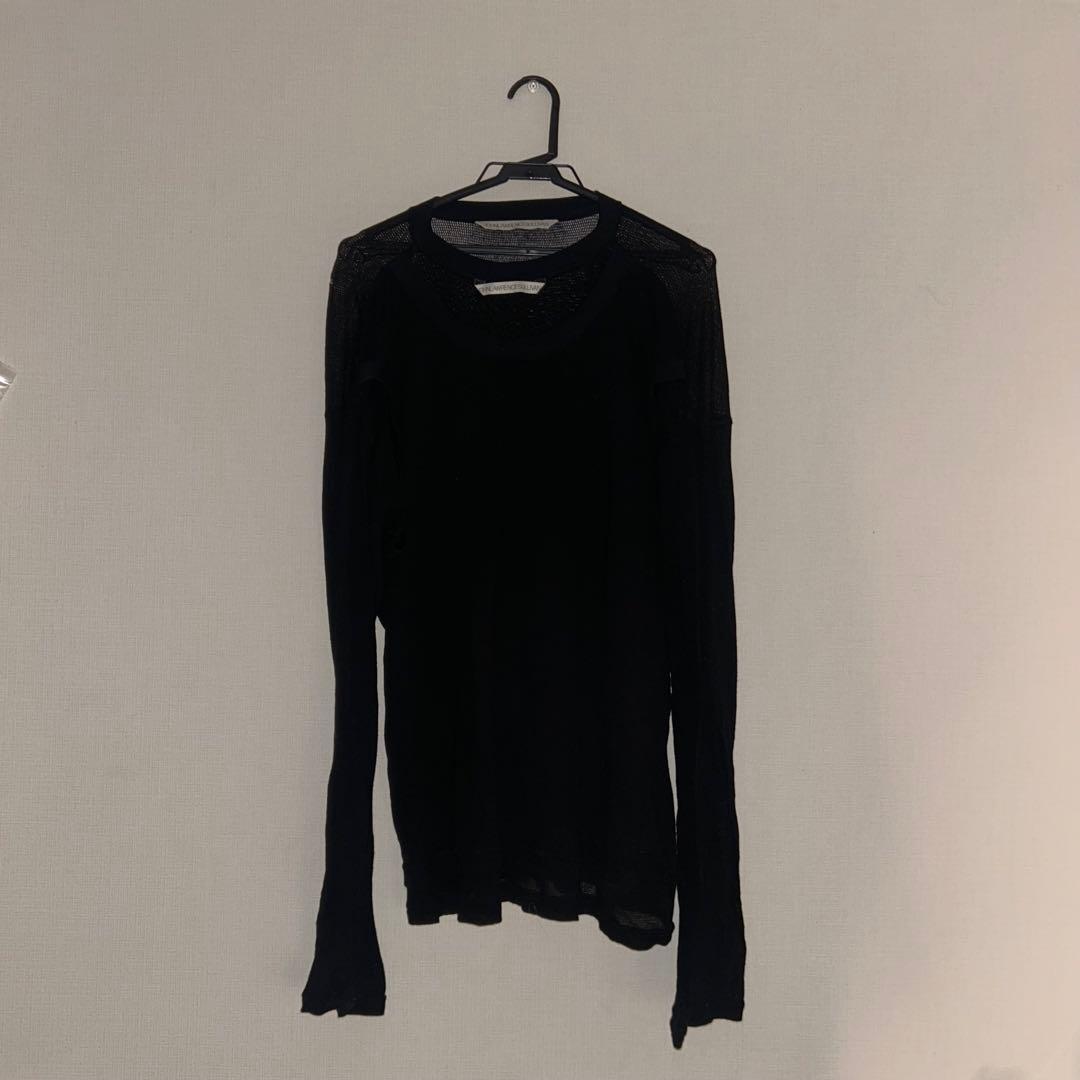 トップス JOHN LAWRENCE SULLIVAN Mesh layered top