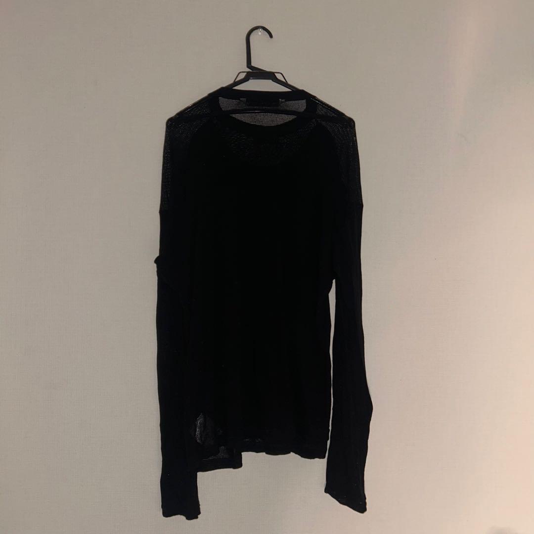 トップス JOHN LAWRENCE SULLIVAN Mesh layered top