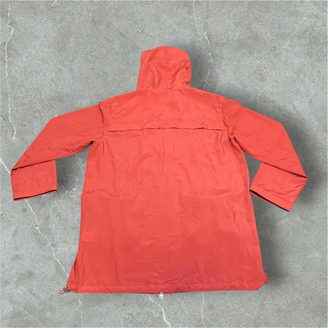 OLLEBOREBLA アルベロベロ ナイロンパーカー 刺繍 フード オレンジ