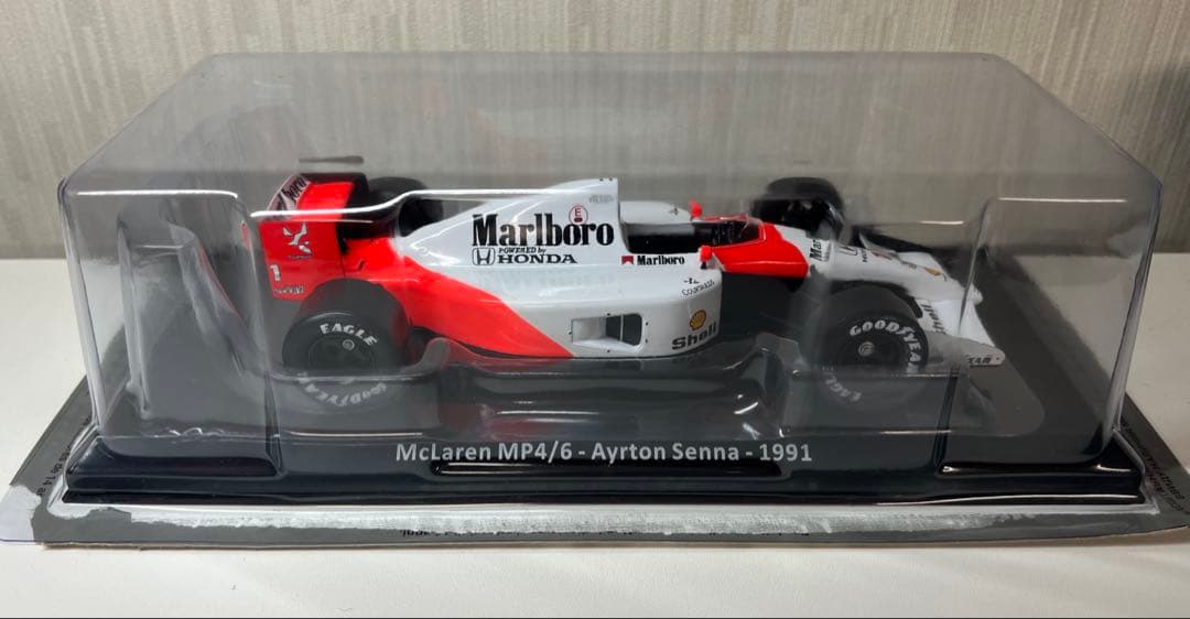 ビッグスケールF1コレクション　MP4/6 Aセナ　マルボロ使用　日本未発売