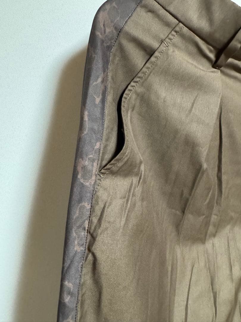 【値下げ】新品BUENA VISTA Side Linenスラックス ブラウン