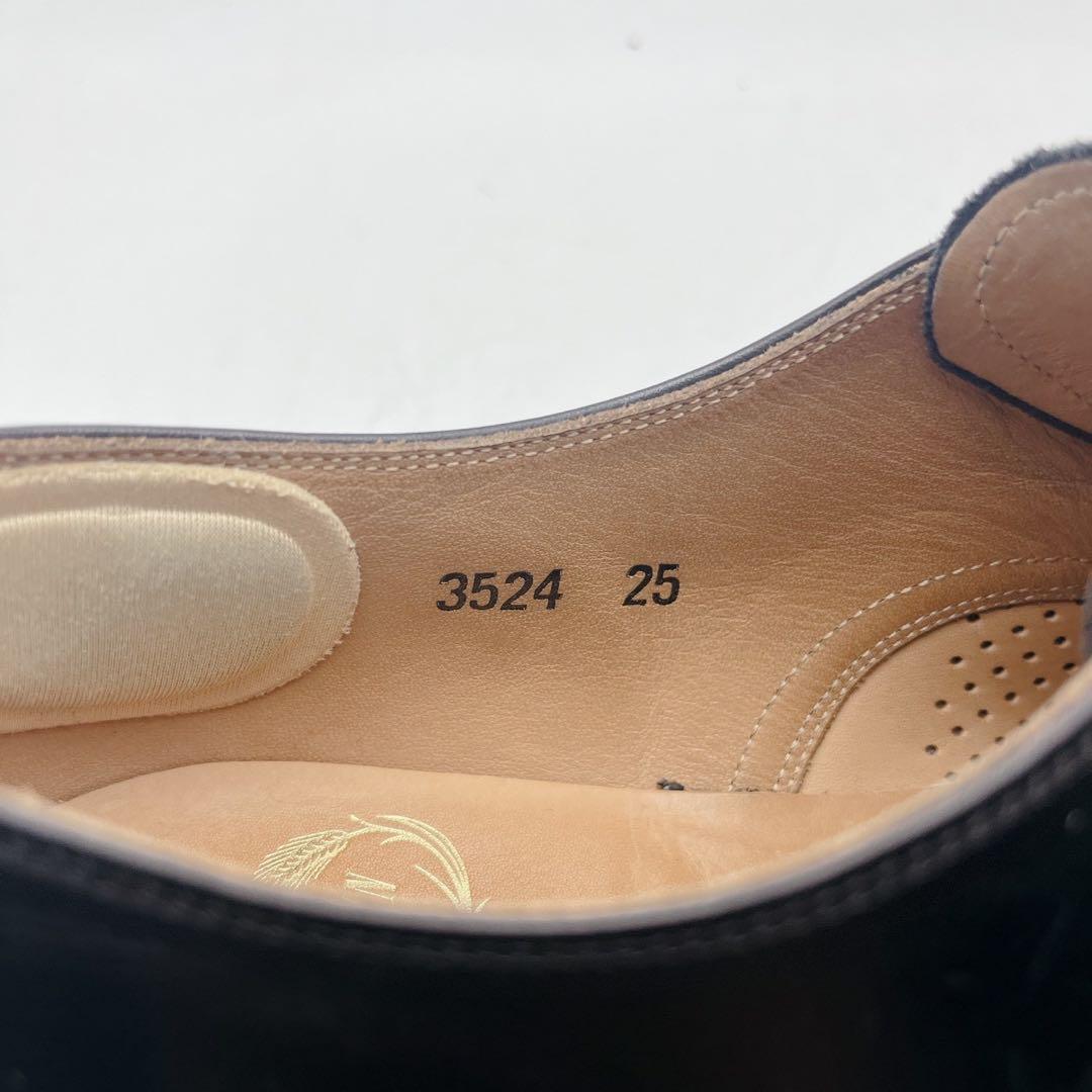 美品✨スコッチグレイン プレーントゥ アシュランス 3524 グッドイヤー 黒