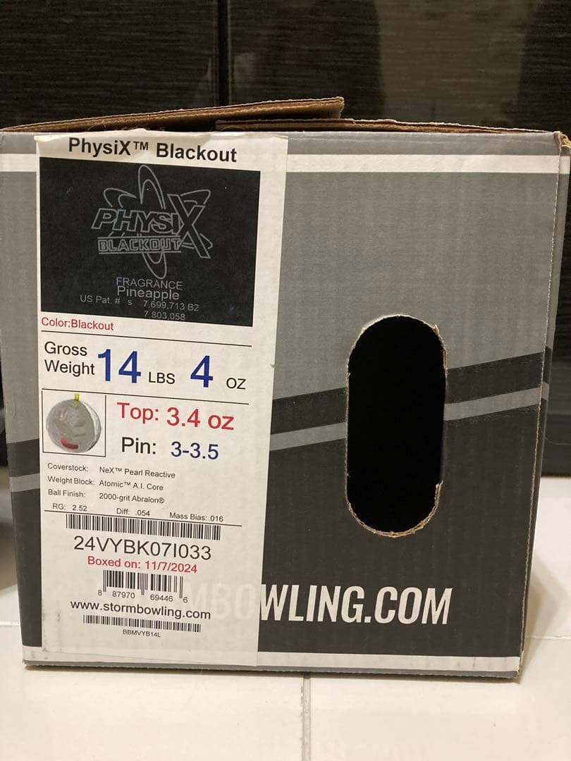 フィジックス・ブラックアウト 14P(元箱付き)