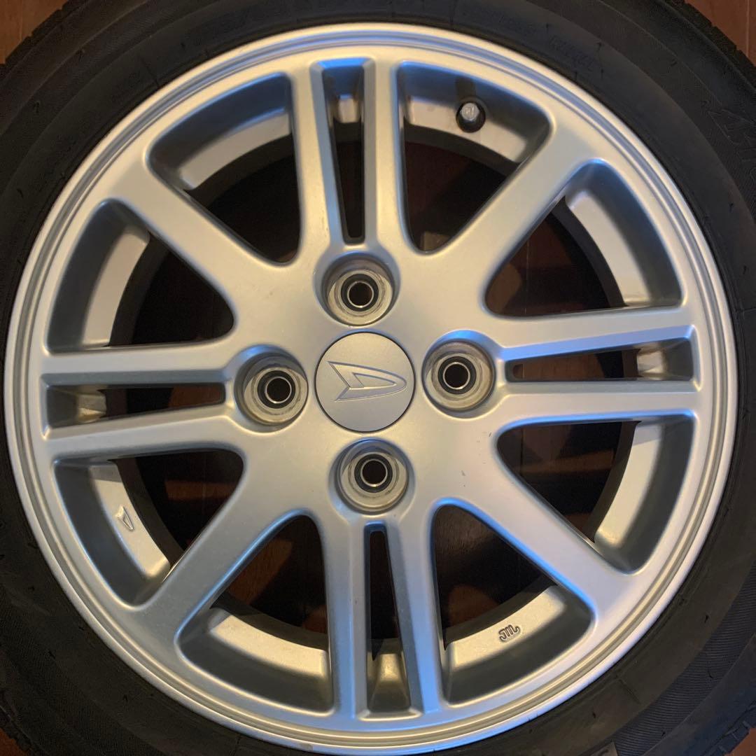 ダイハツ純正 14インチアルミホイールタイヤ　 ミラ、ムーブ、タント