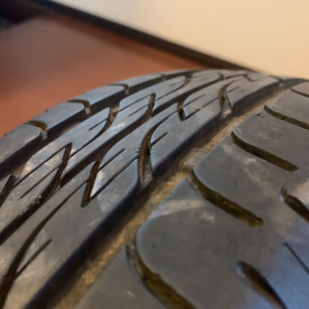 ダイハツ純正 14インチアルミホイールタイヤ　 ミラ、ムーブ、タント